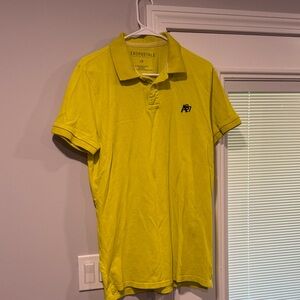 Aeropostale Men's Bright Yellow Polo